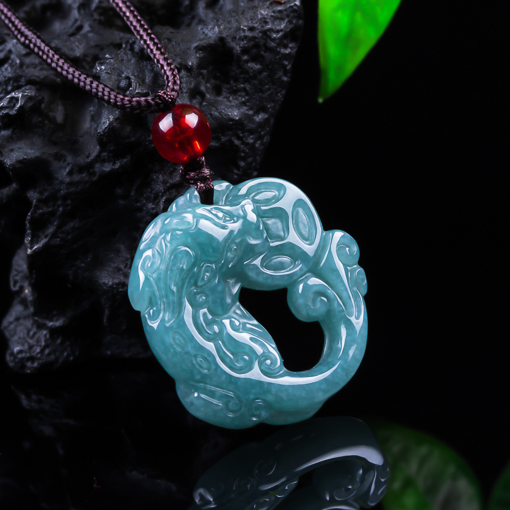 Women'S Accessories - Prawdziwy jadeit birmański, wisiorek Pixiu, luksusowy