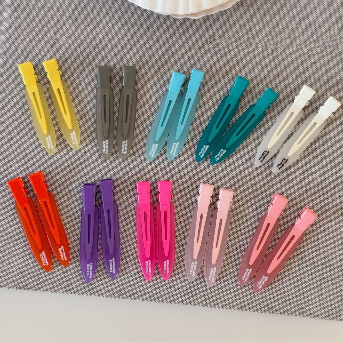 Women Accessories Online - 2 SZT. Acetateowe spinki do włosów,