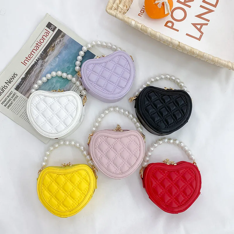 Wallet Chain Bag - Śliczne dzieci w kształcie serca Crossbody