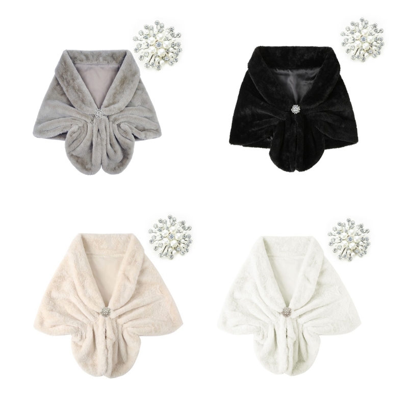 Women'S Winter Accessories Set - Modne poncza peleryny zestaw eleganckie naramienniki