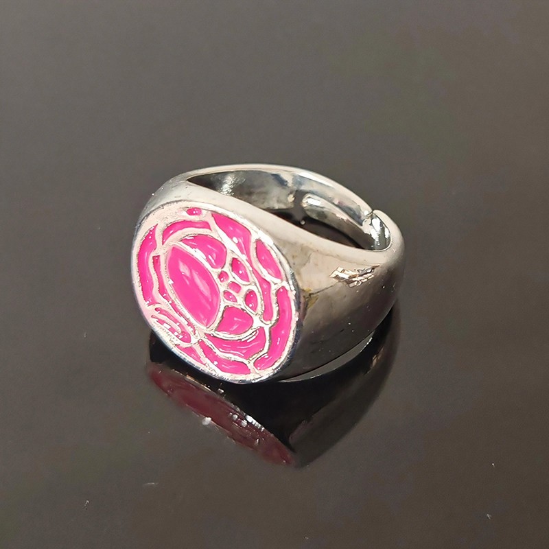 Women'S Accessories Rings - Różowy Pierścień Róża Tenjou Utena Rewolucjonistyczne