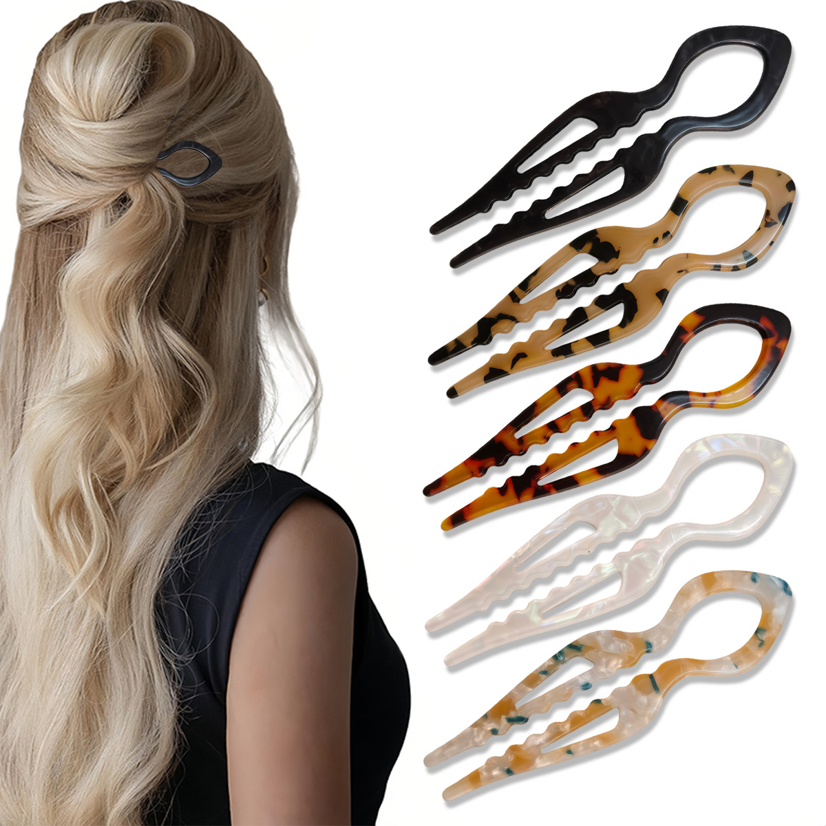 Szpilki do włosów w kształcie  – Women Accessories Aesthetic recenzja i cena