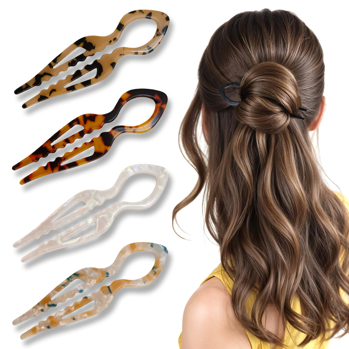 Szpilki do włosów w kształcie  – Women Accessories Aesthetic recenzja i cena