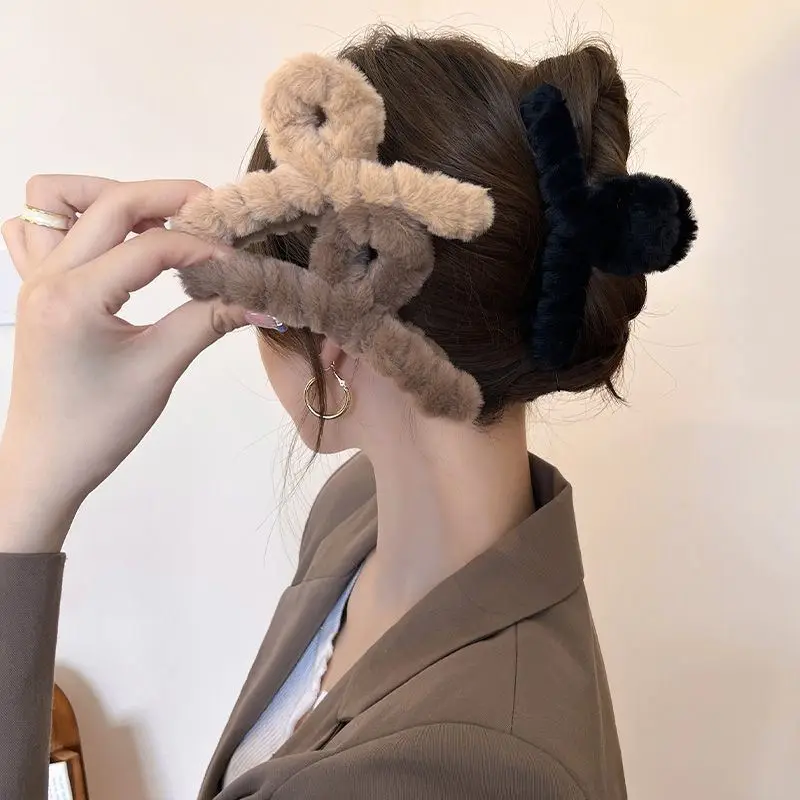 Duże pluszowe spinki do włosów – Women'S Winter Accessories Set recenzja i cena