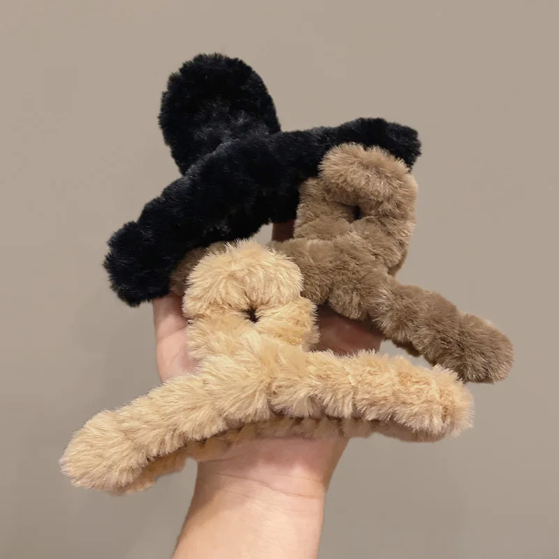 Duże pluszowe spinki do włosów – Women'S Winter Accessories Set recenzja i cena