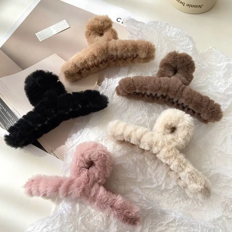 Duże pluszowe spinki do włosów – Women'S Winter Accessories Set recenzja i cena
