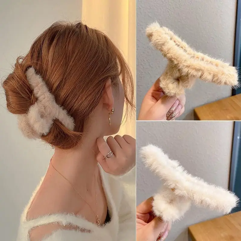 Duże pluszowe spinki do włosów – Women'S Winter Accessories Set recenzja i cena