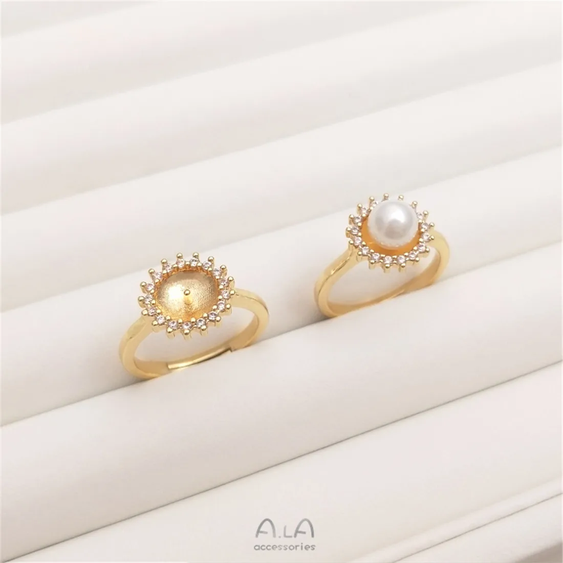 14K złoty owinięty kryształową – Wrap Ring Gold recenzja i cena