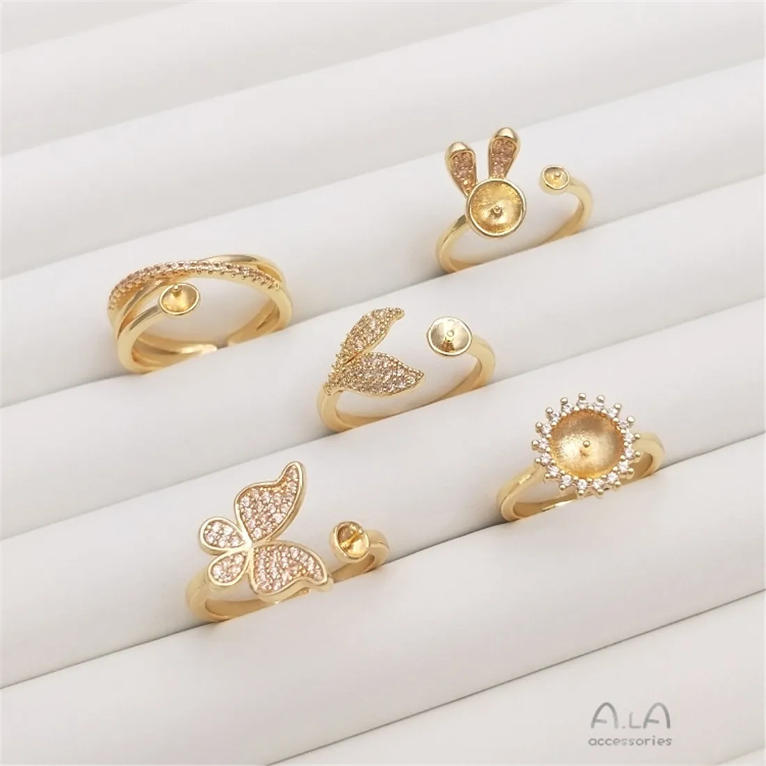 14K złoty owinięty kryształową – Wrap Ring Gold recenzja i cena