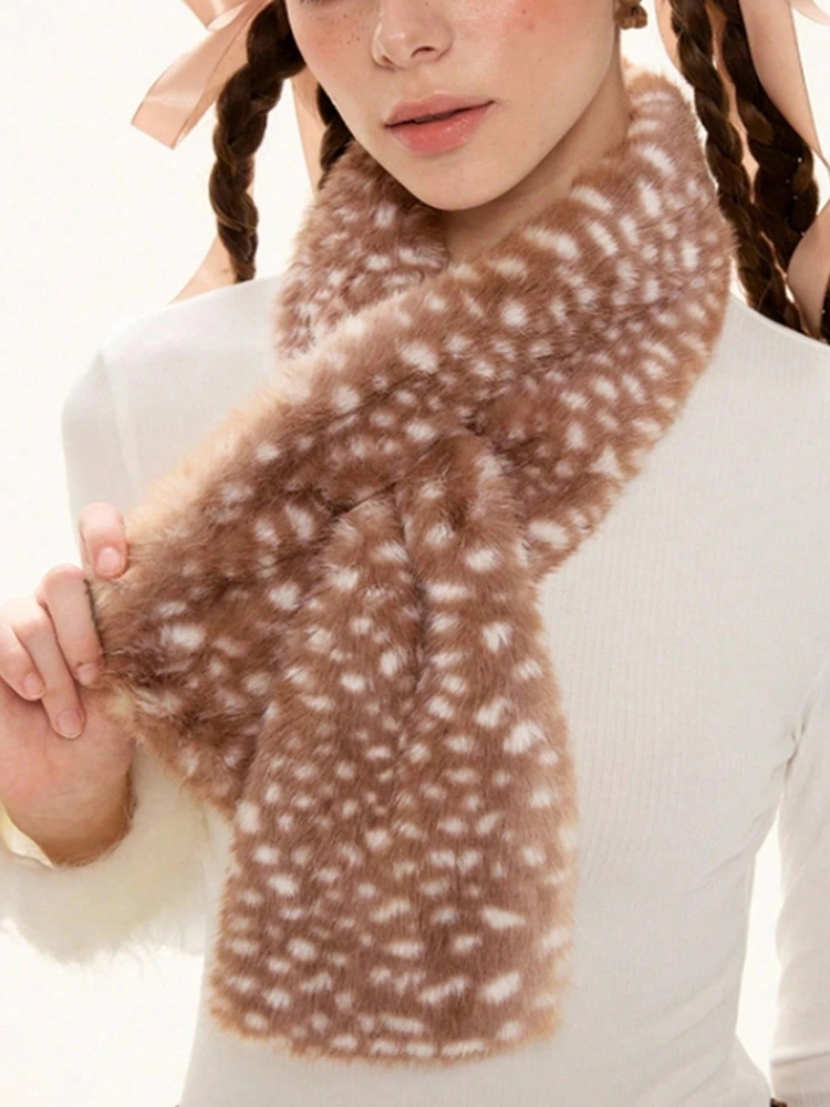 Zimowy szalik pluszowy Harajuk – Women'S Winter Accessories Set recenzja i cena