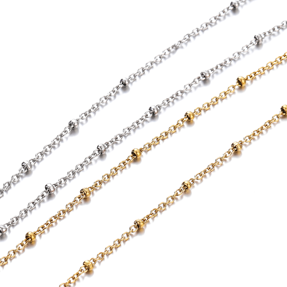 Bez blaknięcia 2-metrowy łańcu – Beaded Anklet Chain recenzja i cena