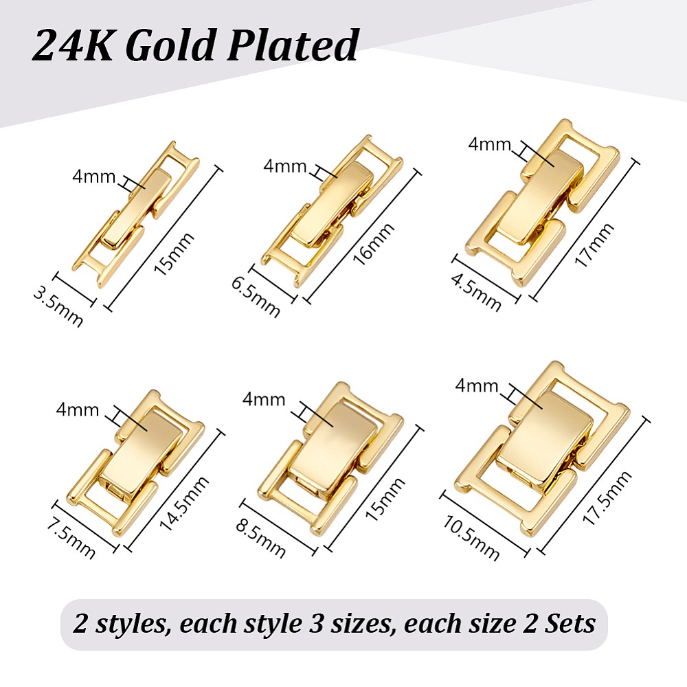 6 sztuk mosiężnych zapięć do p – Wrap Ring Gold recenzja i cena