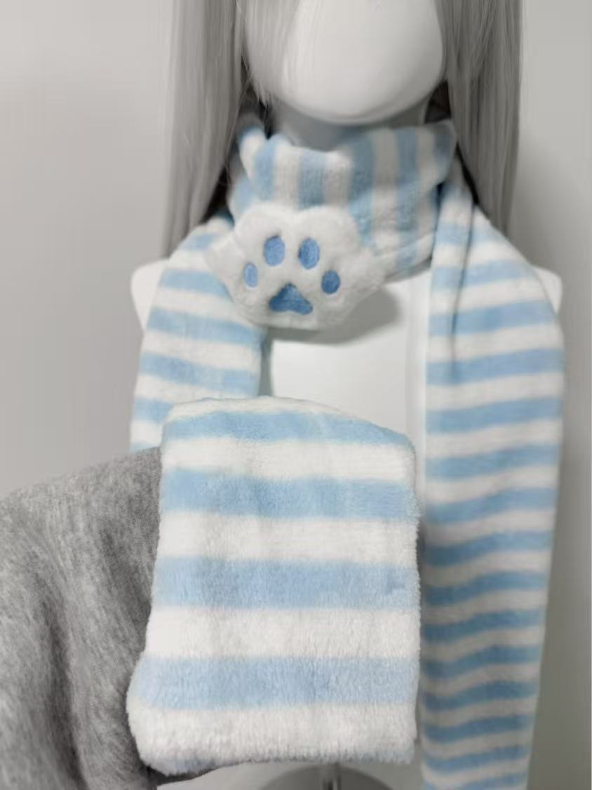 Uroczy szalik z kocimi łapkami – Women'S Winter Accessories Set recenzja i cena
