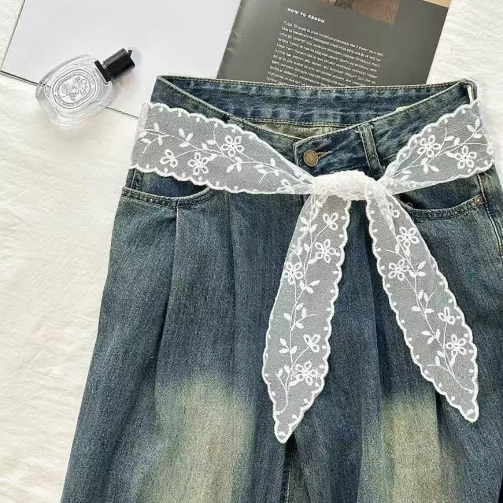 Słodki biały koronkowy pasek d – Women'S Accessories recenzja i cena