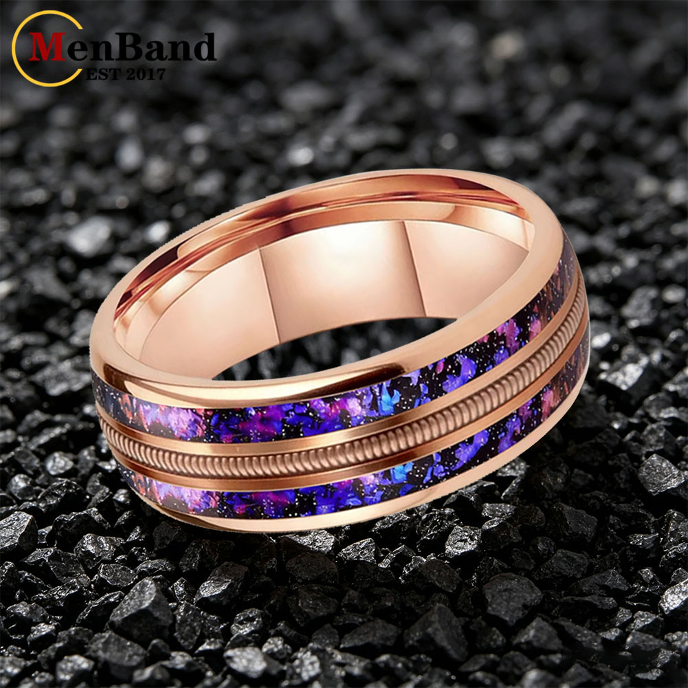 Modny pierścień ślubny 8mm dla – Wrap Ring Gold recenzja i cena