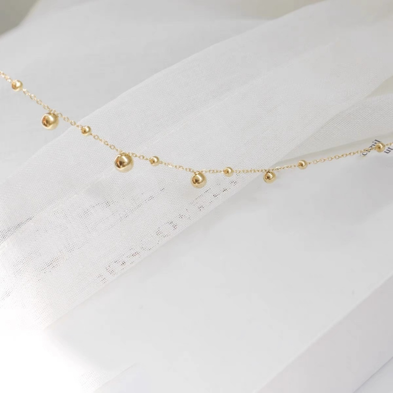 Łańcuszek na kostkę z okrągłym – Beaded Anklet Chain recenzja i cena