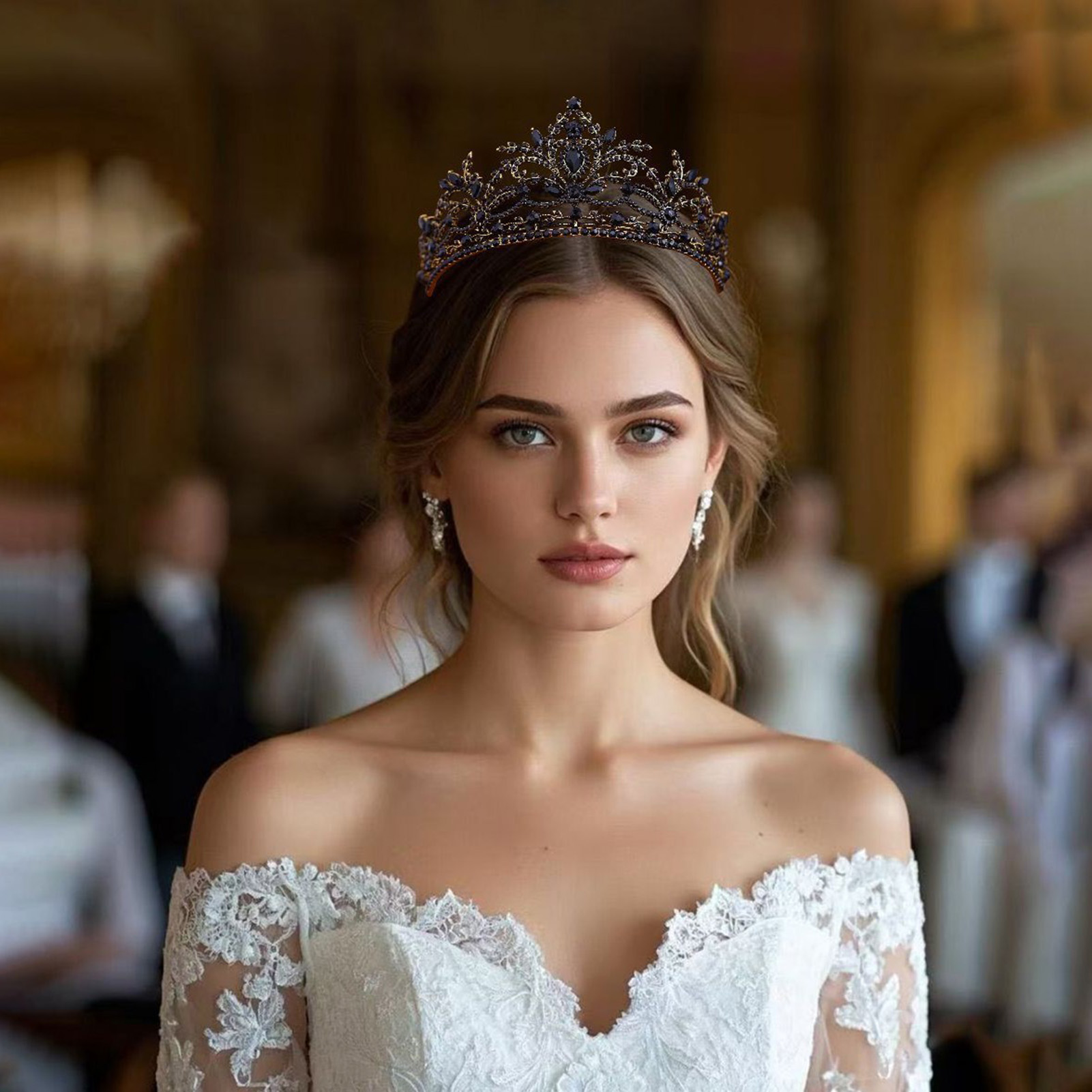 Korona ślubna, błyszcząca tiar – Women'S Hair Accessories Wedding recenzja i cena