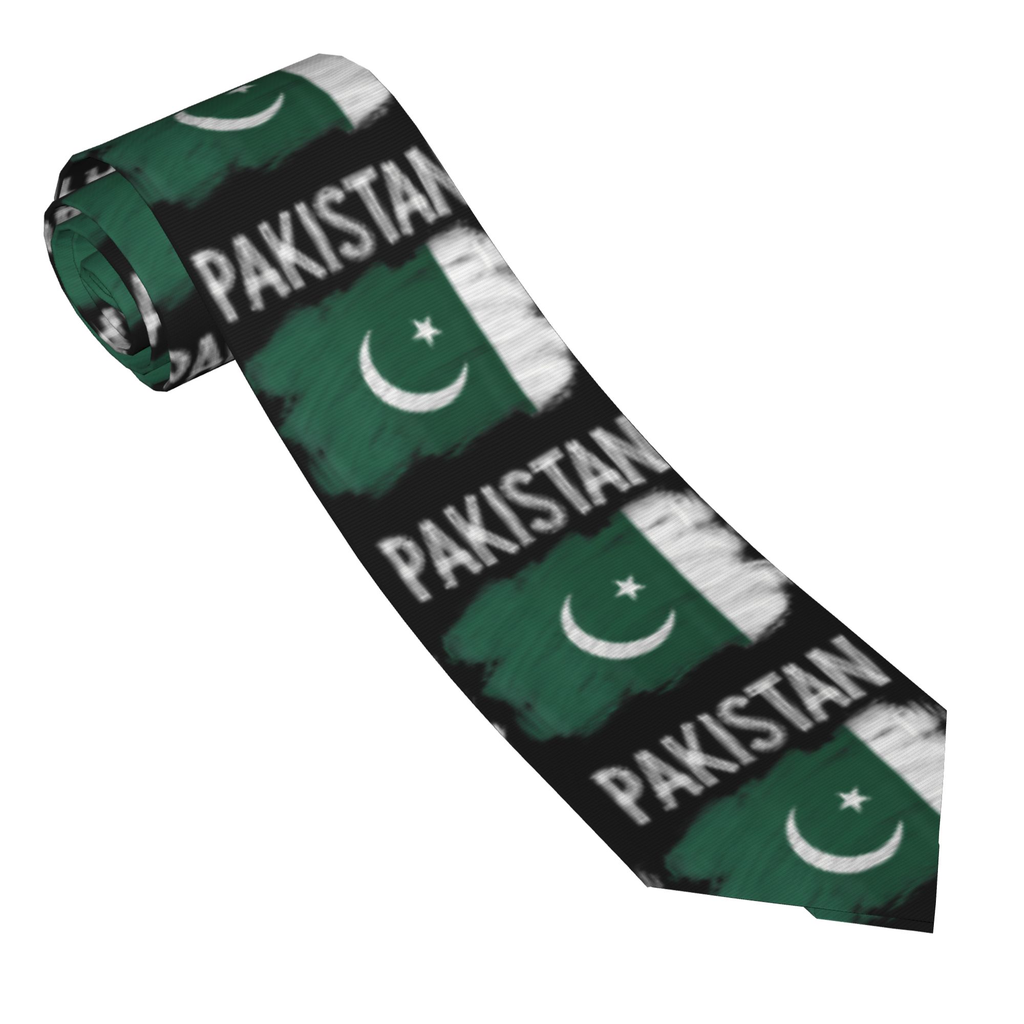 Krawat z motywem flagi Pakista – Women Accessories Pakistan recenzja i cena