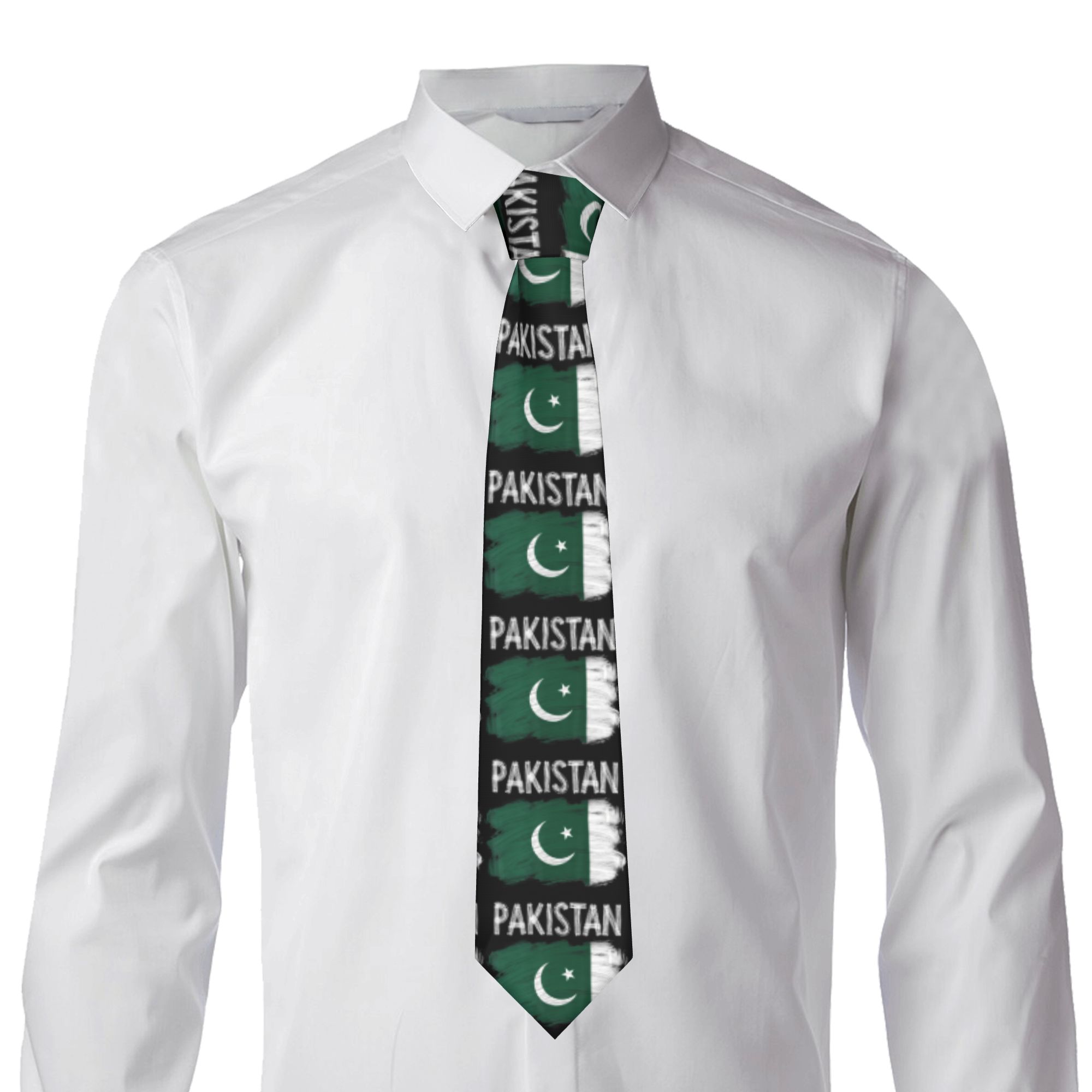 Krawat z motywem flagi Pakista – Women Accessories Pakistan recenzja i cena