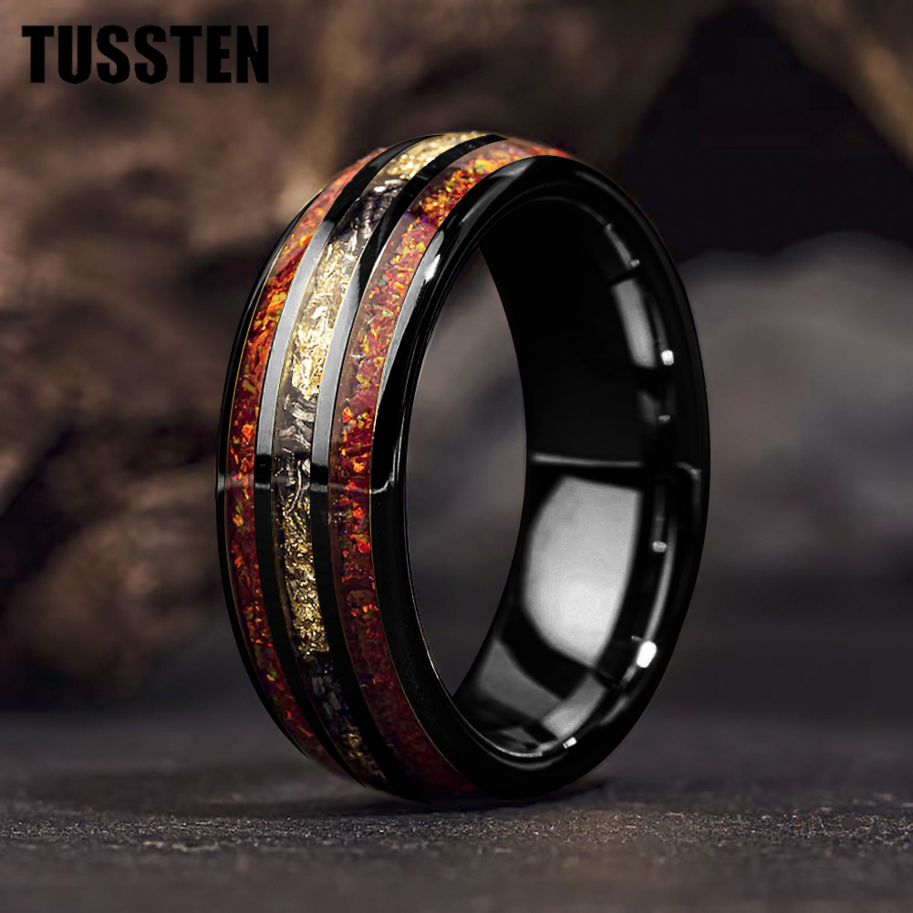 Pierścienie wolframowe TUSSTEN – Wrap Ring Gold recenzja i cena