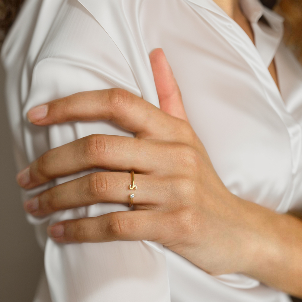 EMANCO Pierścionki z otwartym  – Wrap Ring Gold recenzja i cena