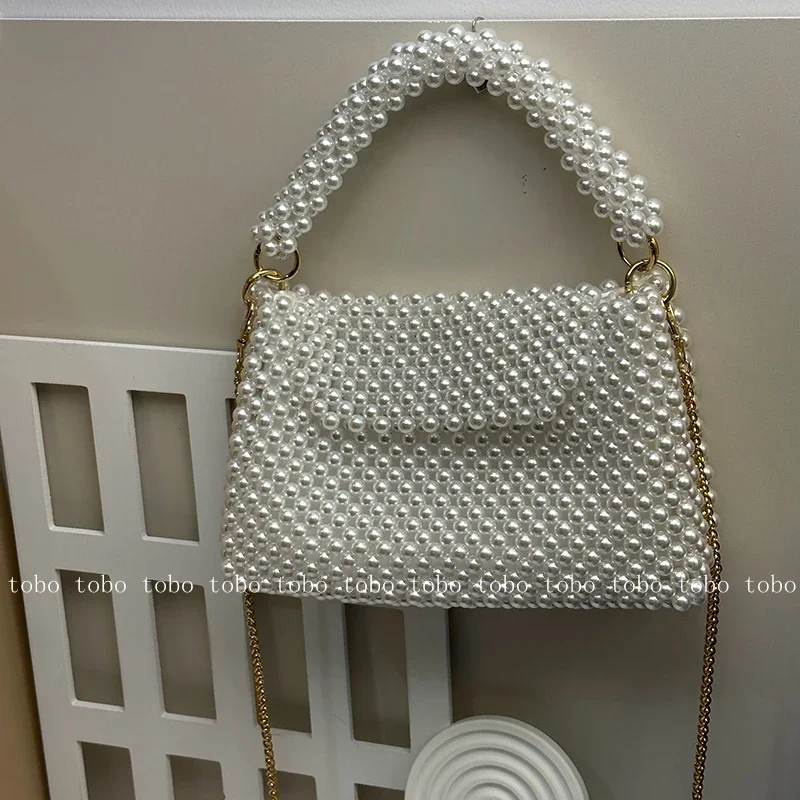 Ins Superlatives Pearl Bead Wa – Wallet Chain Bag recenzja i cena