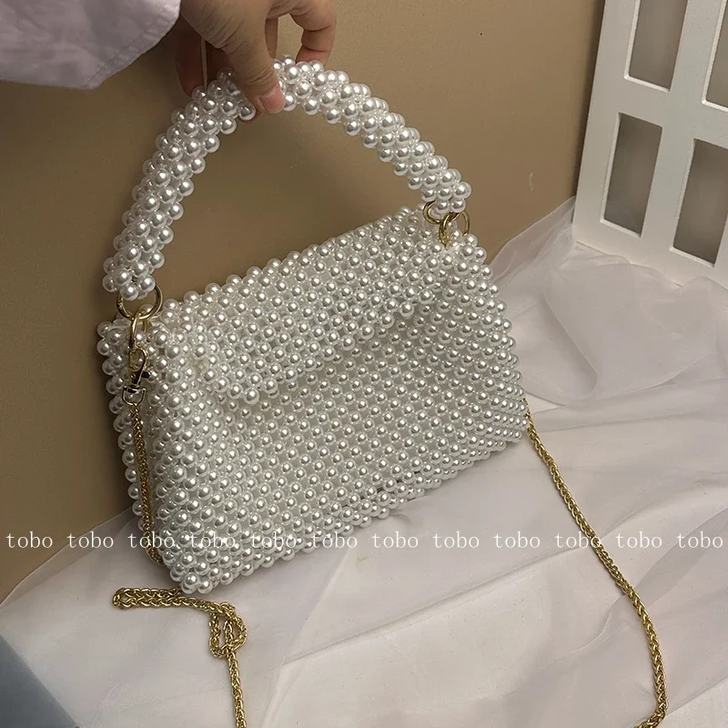 Ins Superlatives Pearl Bead Wa – Wallet Chain Bag recenzja i cena