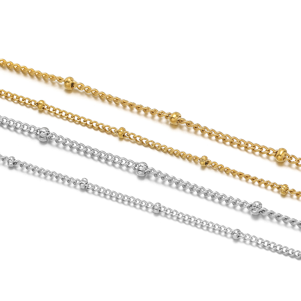 2-metrowe łańcuszki ze stali n – Beaded Anklet Chain recenzja i cena