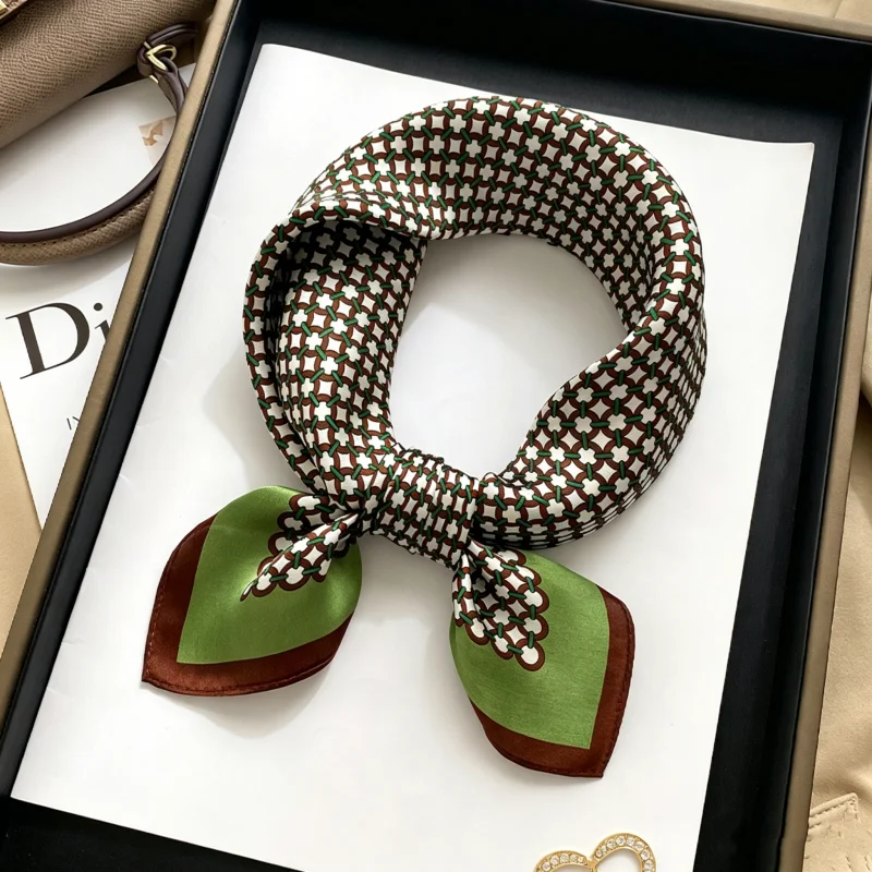 Damska apaszka z jedwabiu saty – Women'S Accessories Rings recenzja i cena